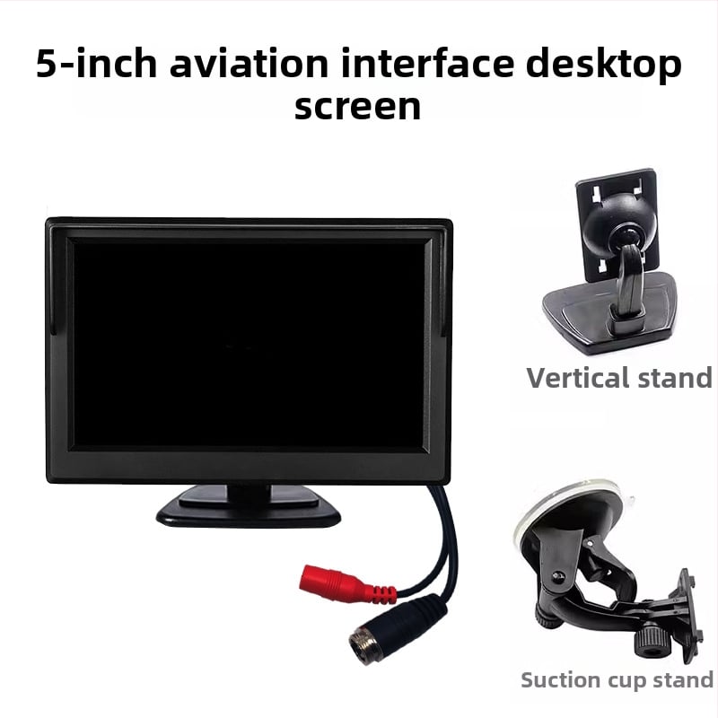 Transporto priemonės atbulinės eigos monitorius, IPS ekranas, 800x480 raiška, modelis Truck reversing, suderintas su sunkvežimiais