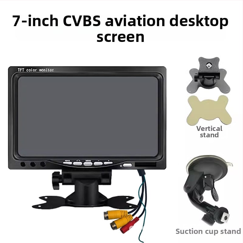 Transporto priemonės atbulinės eigos monitorius, IPS ekranas, 800x480 raiška, modelis Truck reversing, suderintas su sunkvežimiais
