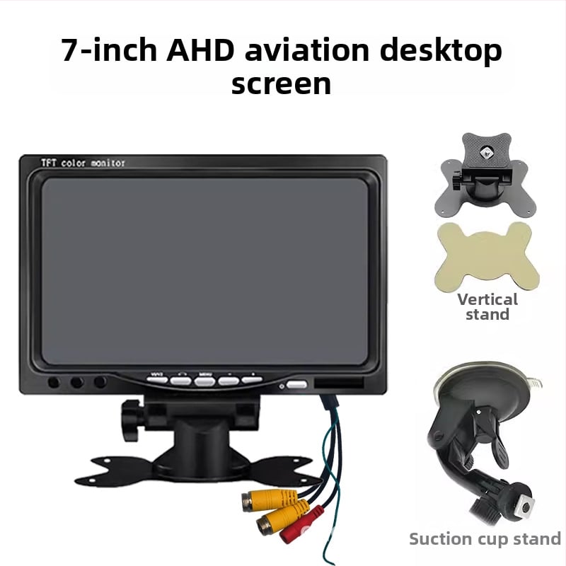 Transporto priemonės atbulinės eigos monitorius, IPS ekranas, 800x480 raiška, modelis Truck reversing, suderintas su sunkvežimiais