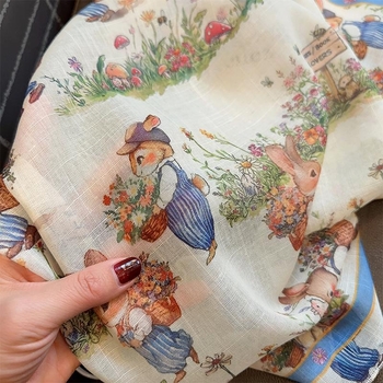 Női pamut-poliészter keverék sál, könnyű és vékony, bevezetés 2025 tavasz, sokoldalú nyak- és fejkendő