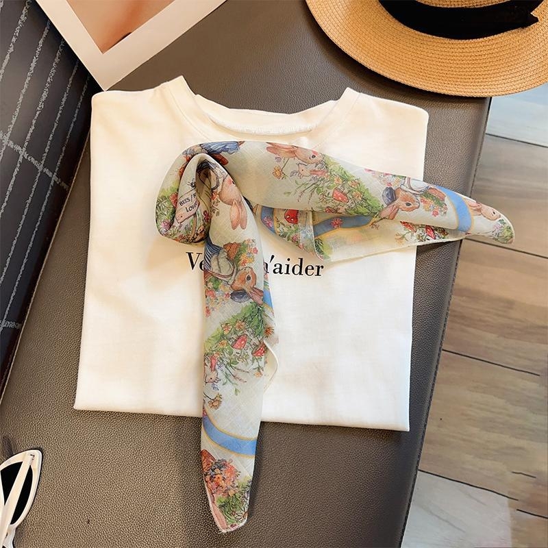 Női pamut-poliészter keverék sál, könnyű és vékony, bevezetés 2025 tavasz, sokoldalú nyak- és fejkendő