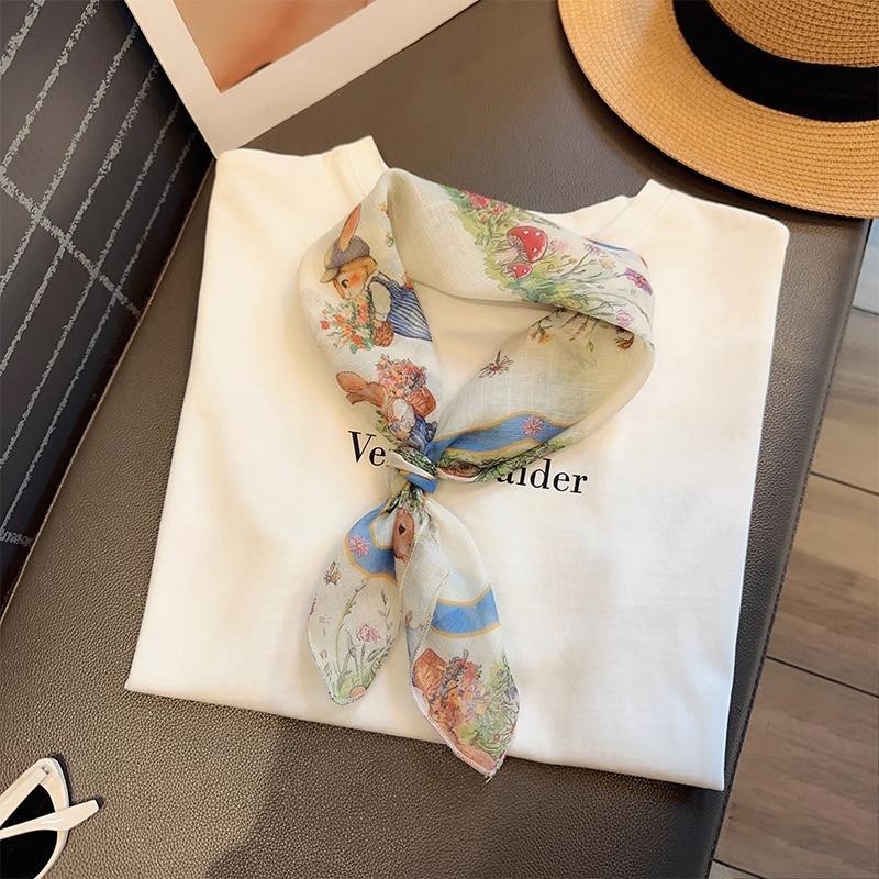 Női pamut-poliészter keverék sál, könnyű és vékony, bevezetés 2025 tavasz, sokoldalú nyak- és fejkendő