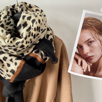 BORYA műkasmír sál, téli, kétoldalas sima szövés, Puchang és Fashion OL stílus