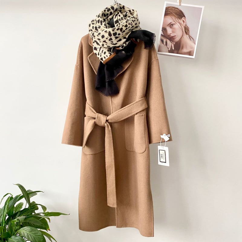 BORYA műkasmír sál, téli, kétoldalas sima szövés, Puchang és Fashion OL stílus