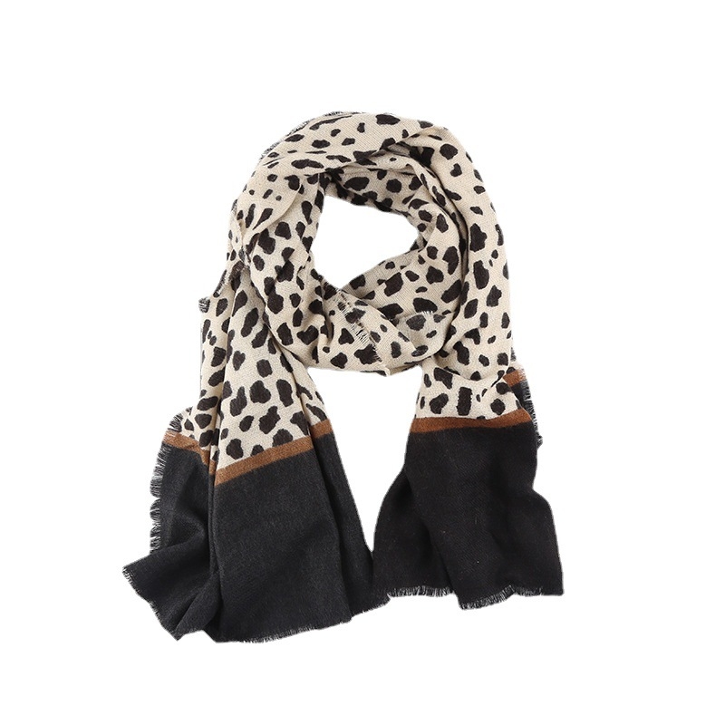 BORYA műkasmír sál, téli, kétoldalas sima szövés, Puchang és Fashion OL stílus