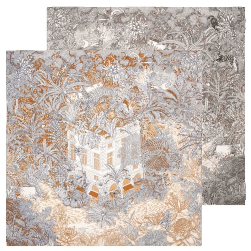 Négyszög alakú gyapjú sál, egyszerű kötés, nyomtatott minta, személyes trend stílus, 2023 tavasz