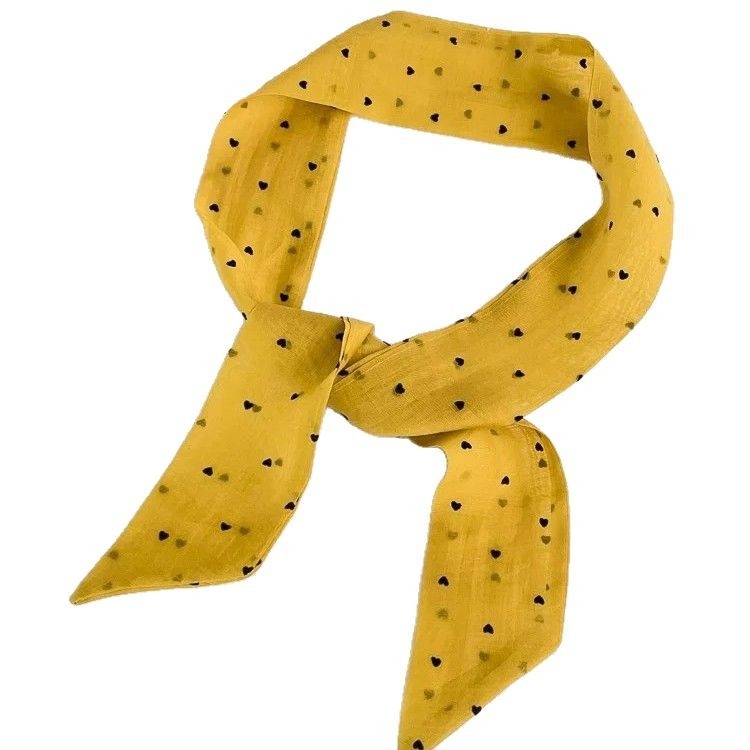 Sál szív- és pöttyös mintával, pamutfonalból, eredetű Jinhua, tavaszhoz