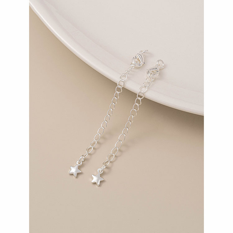 925 sidabro kaklo papuošalas su išplėsta grandine ir lobster užraktu – DIY papuošalų priedas