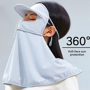 Γυναικεία μάσκα προστασίας από τον ήλιο για καλοκαίρι με πλήρη κάλυψη προσώπου, αναπνεύσιμη UV ασπίδα, γρήγορο στέγνωμα, ανθεκτική στον άνεμο για ποδηλασία και οδήγηση