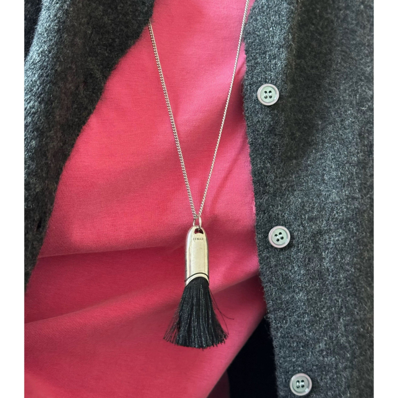 Aranyozott nyaklánc hosszú medállal bojtokkal, hétköznapi stílus, elektroplating, 2024 ősz kiadás