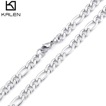 Titánacélból készült nyaklánc geometriai dizájn, Kalen/Card Wheel márka