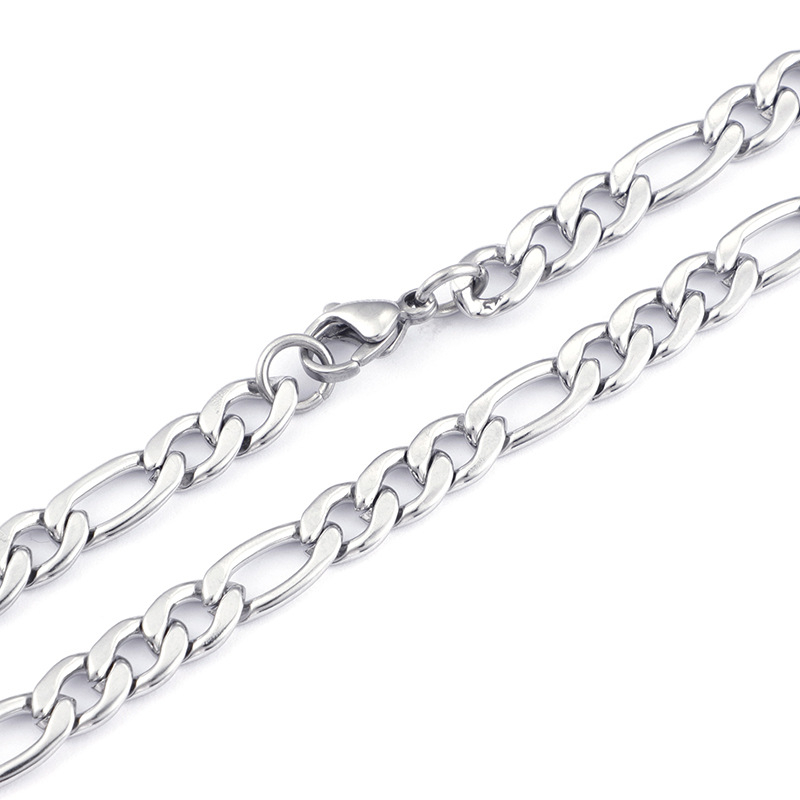 Titánacélból készült nyaklánc geometriai dizájn, Kalen/Card Wheel márka