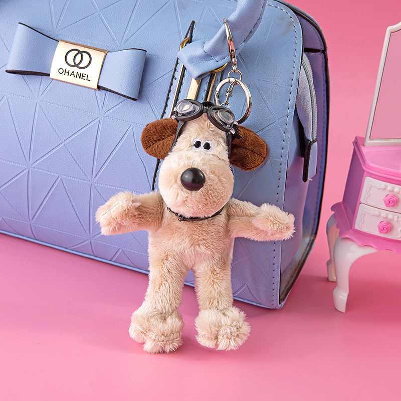 Păpușă pluș câine, pluș scurt, umplutură PP bumbac, jucărie multifuncțională cu bliț, pentru 15–35 ani