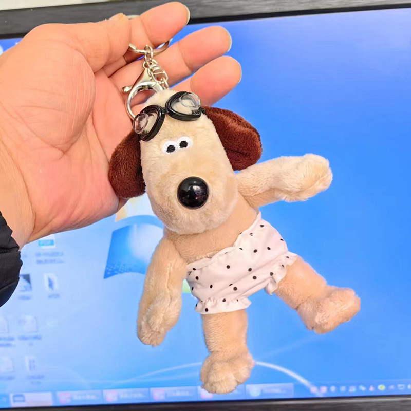 Păpușă pluș câine, pluș scurt, umplutură PP bumbac, jucărie multifuncțională cu bliț, pentru 15–35 ani