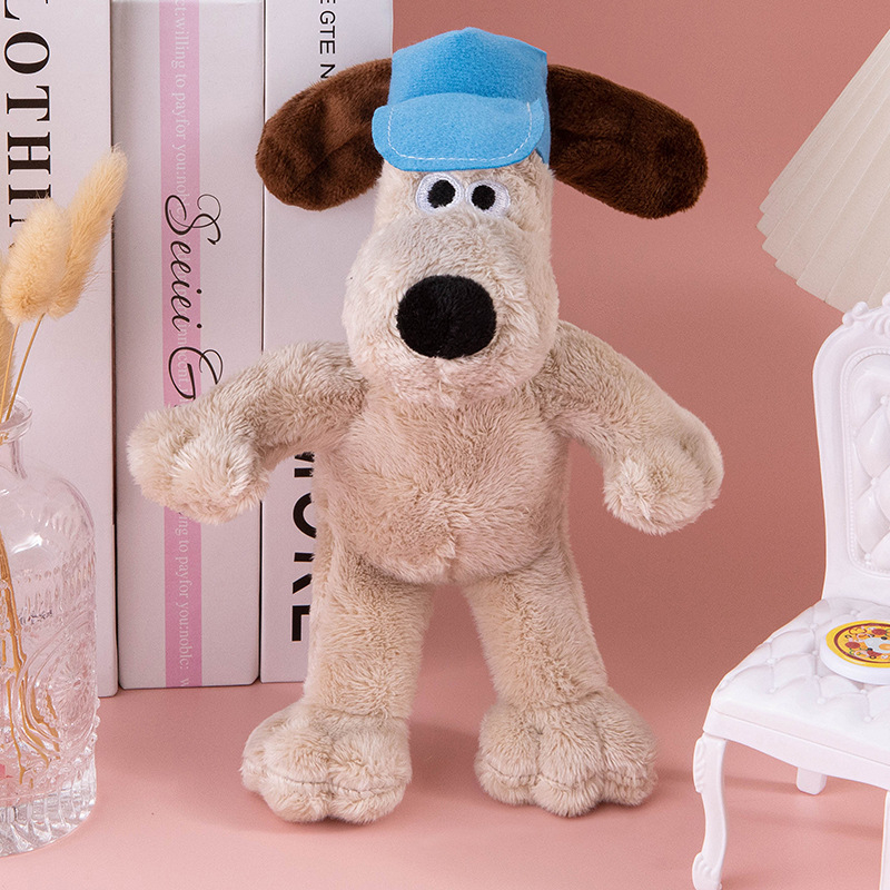 Păpușă pluș câine, pluș scurt, umplutură PP bumbac, jucărie multifuncțională cu bliț, pentru 15–35 ani