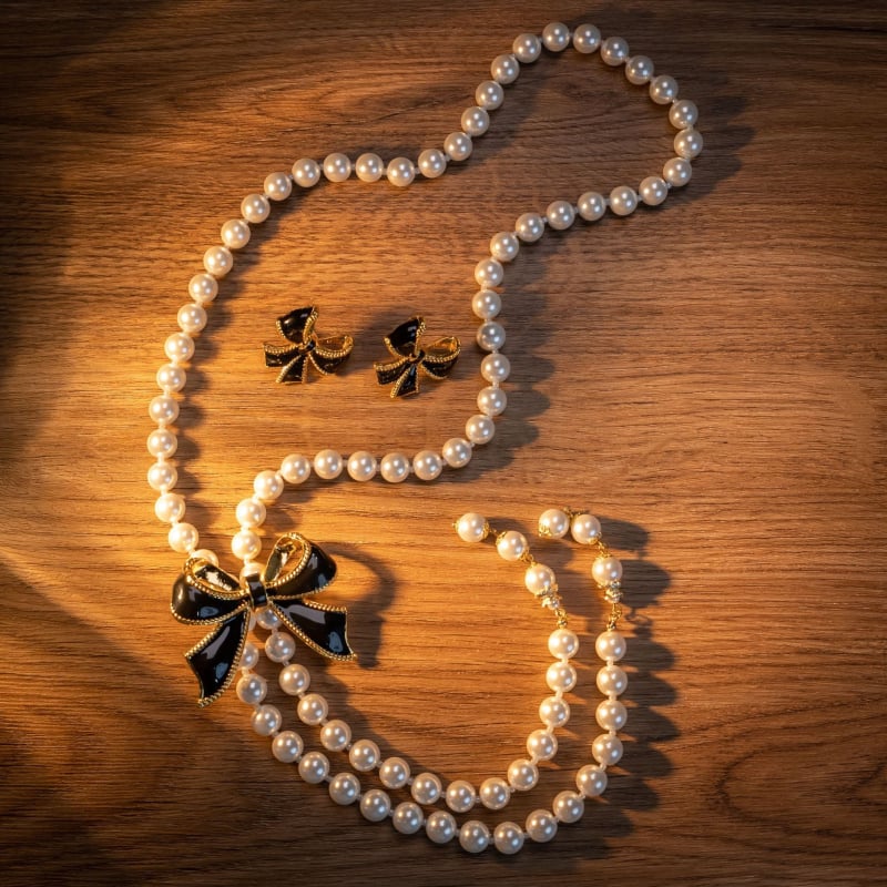 Masnis nyaklánc készlet, réz alapanyag, elektroplatolás, szabályos lánc, medál ötvözet