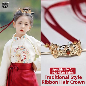 Kínai stílusú fejfedő, ötvözet koronával, elektroplakolás, uniszex