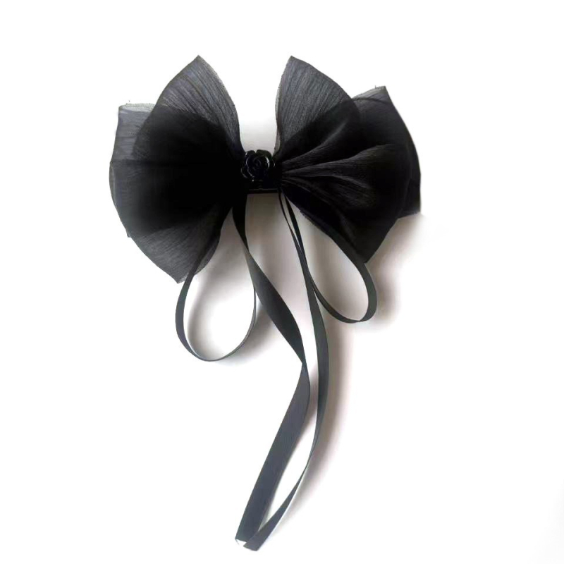 Kézzel készített textil alapú hajcsat rugós klipszel – koreai stílusú gyerekeknek