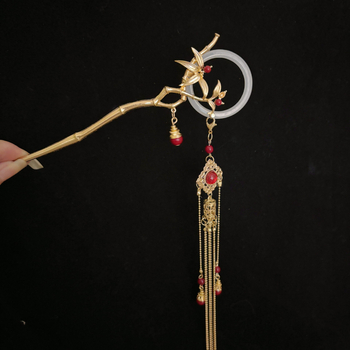 Geometrická sponka do vlasov z zliatiny - ručná práca, originálny dizajn, možnosť prispôsobenia, letné vydanie 2024