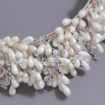 Vjenčana tiara s rhinestone kronom, čistoća K9, elektroplatiranje, kod G41097