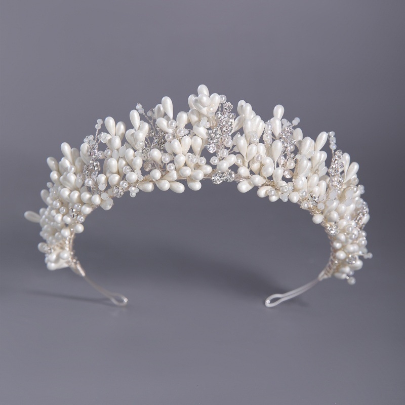 Vjenčana tiara s rhinestone kronom, čistoća K9, elektroplatiranje, kod G41097