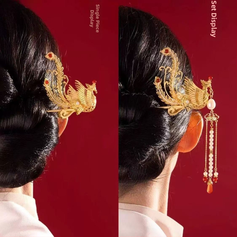 Kovová retro sponka do vlasov v tvare zvieraťa alebo zverokruhu, elektroplátovaná