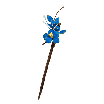 Vintage sponka do vlasov s kvetinovým dizajnom (Materiál: textil; Štýl: vintage; Dizajn: kvet; Balenie: jednotlivo balené; Uvoľnenie: Zima 2024)