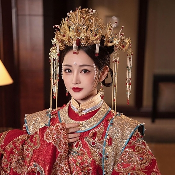 Fejdísz – palotai stílusú fémből készült menyasszonyi hajkorona, esküvőre, nyár 2023, önálló csomagolás