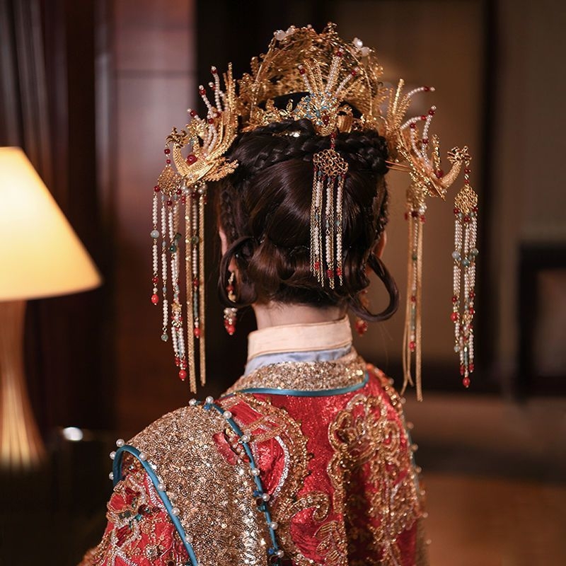 Fejdísz – palotai stílusú fémből készült menyasszonyi hajkorona, esküvőre, nyár 2023, önálló csomagolás