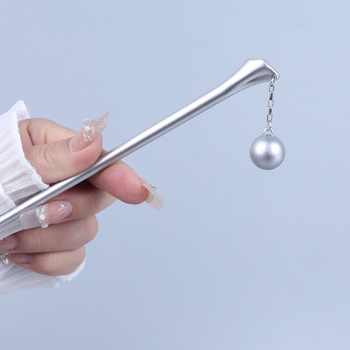 Agrafă pentru păr din aliaj, simplă, lungă, placare electroplată, cod A068