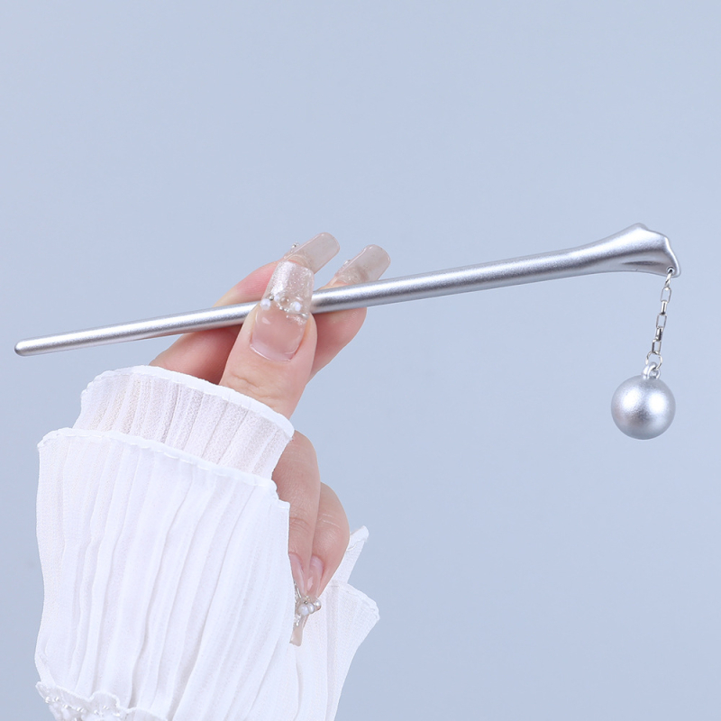 Agrafă pentru păr din aliaj, simplă, lungă, placare electroplată, cod A068