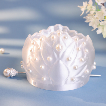 Fejdísz – ősi stílusú női korona műanyag/gyanta alapanyagból, Hanfu fotózáshoz, 2025 nyári bemutató