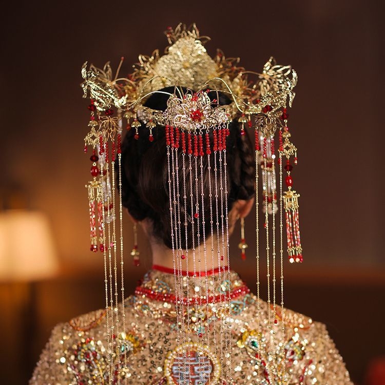 Fém esküvői fejfedő – retro stílus, elektroplakolt felület