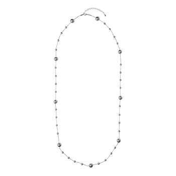 Colier cu piatră ochi de pisică, pandantiv cu perlă, lanț tip claviculă, lungime 21–50 cm, placare electrogalvanică