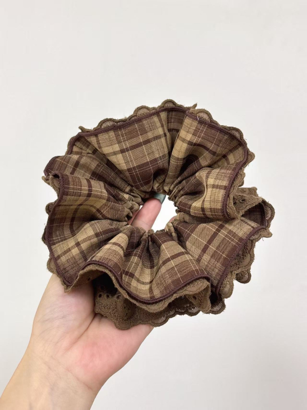 Elastic de păr Huayu, stil coreean, material textil, lucrat manual