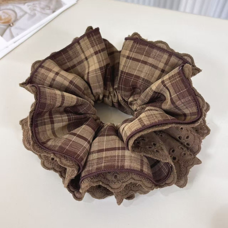 Elastic de păr Huayu, stil coreean, material textil, lucrat manual