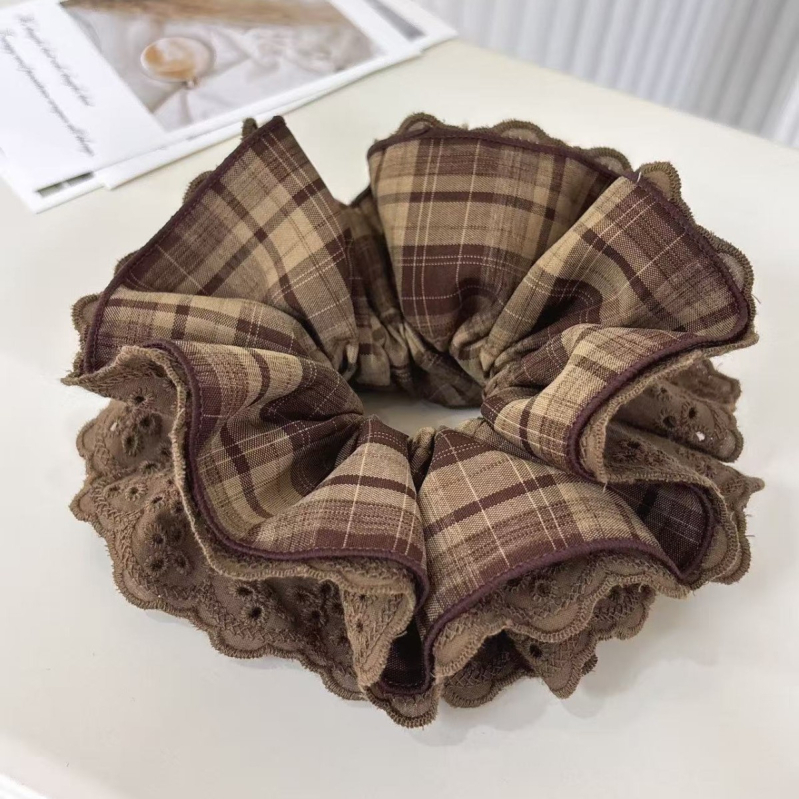 Elastic de păr Huayu, stil coreean, material textil, lucrat manual