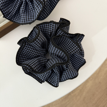 Arc pentru păr din material textil, lucrat manual, elasticitate ridicată, stil simplu, accesoriu urban de modă, primăvara 2025