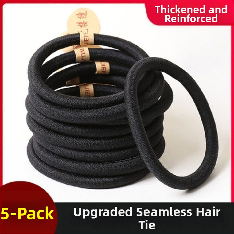 Hajgumi Little ai | 5 darabos készlet, Nylon, Kézzel készített, Egyszerű, nyom nélküli stílus, 2025 tavasz