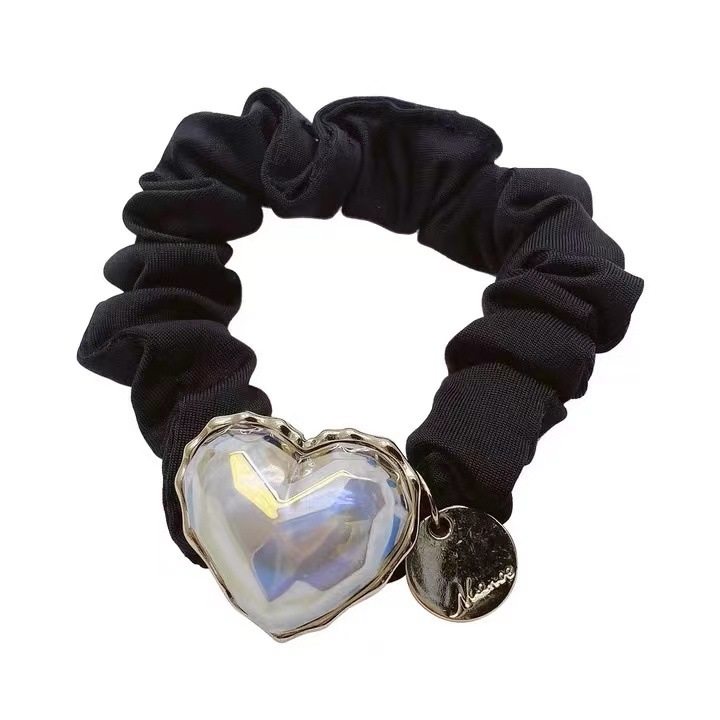 Perlős hajpánt szív alakú, kézzel készített, koreai stílus, nagy rugalmasság, sokoldalú dizájn (Tavasz 2023)