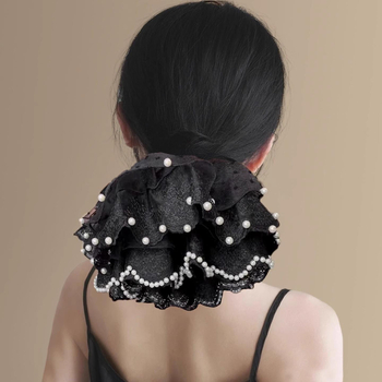 Elastic pentru păr - stil zână (handmade; materiale mixte; elasticitate mare; vară 2025)