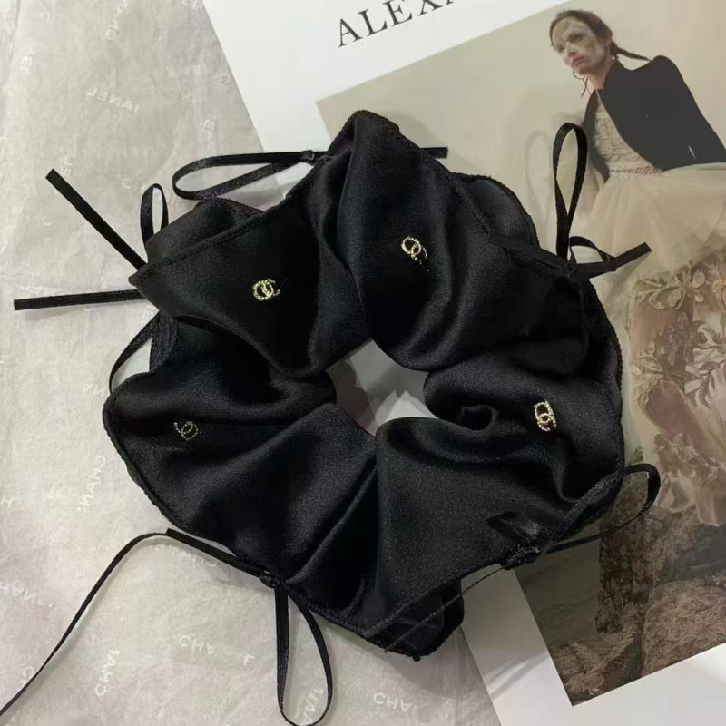 Elastic de păr în stil coreean, lucrat manual, din materiale mixte, design lejer, stil proaspăt și dulce, Vara 2025