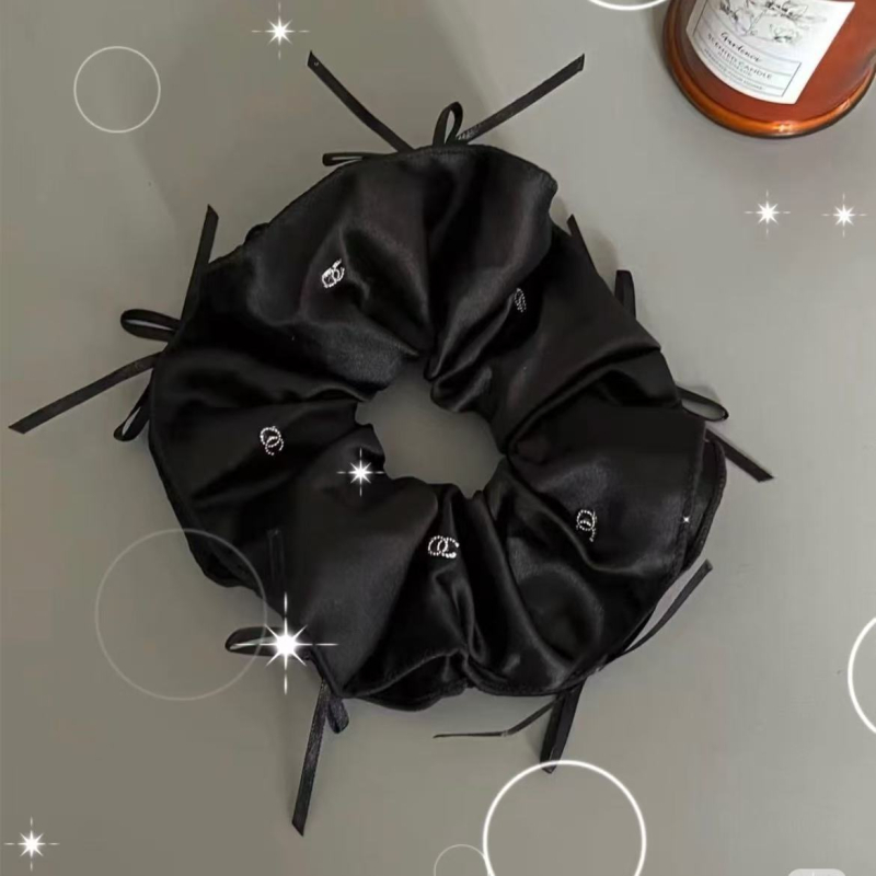 Elastic de păr în stil coreean, lucrat manual, din materiale mixte, design lejer, stil proaspăt și dulce, Vara 2025