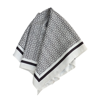 Šal od poliestera, twill tkanina, mali kvadratni oblik, otisak, porijeklo Deqing