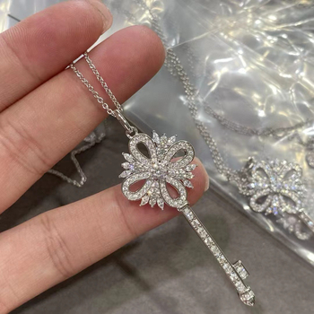 Ogrlica s geometrijskim privjeskom snježna pahulja i suncokreta, srebro 925, lanac tipa O