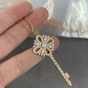 Ogrlica s geometrijskim privjeskom snježna pahulja i suncokreta, srebro 925, lanac tipa O