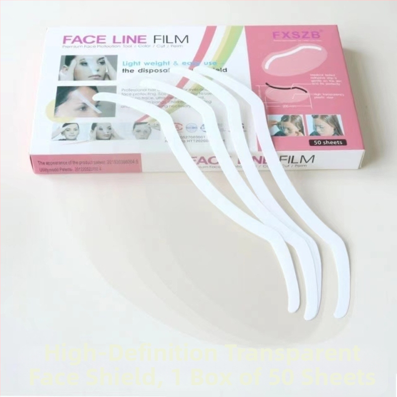 Xingya vienkartinis plaukų kirpimo įrankis bangoms su mėnulio formos veido kauke, akių apsauga (viena dėžutė)