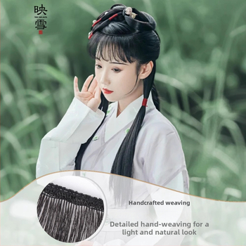 Színházi jelmez parókája frufruval – modell VM81, hőálló szálak, frufru egyenes vagy ferde, mechanikus kidolgozás, nem festhető