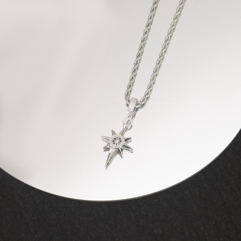 Colier cu pandantiv din cupru, pe lanț răsucit, 41–50 cm, 12 g, Primăvara 2025