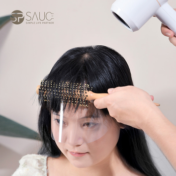 Vienreizējās lietošanas caurspīdīgs sejas aizsargs frizieriem, PVC; universāla izmantošana; sedz seju un acis; vidēja biezums